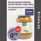Консервированный зелёный горошек