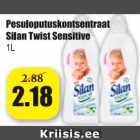 Pesuloputuskontsentraat Silan Twist Sensitive 1 L