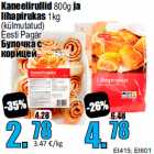 Магазин:Grossi,Скидка:Булочка с
корицей 800 г и  мясные пирожки 1 кг