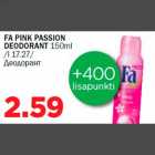 Allahindlus - FA PINK PASSION DEODORANT 150ml