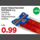 OSKAR TÄISSUITSUVORST PEPPERONI 80g viilutatud