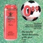 Õlu Estrella Dаmm Ваrсеlоnа,4,6%,50 cl