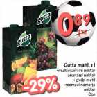 Gutta mahl, 1 l .multivitamiini nektar .ananassi nektar .greibi mahl . roomaviina marja nektar 