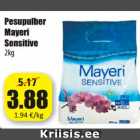 Allahindlus - Pesupulber
Mayeri
Sensitive
2kg