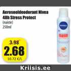 Allahindlus - Aerosooldeodorant Nivea
48h Stress Protect