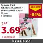 Pompea Vani
sukkpüksid 2 paari +
Veletta sokid 2 paari