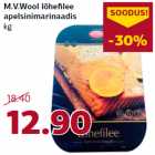 M.V.Wool lõhefilee
apelsinimarinaadis
kg