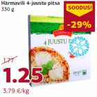 Härmavili 4-juustu pitsa
330 g