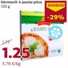 Allahindlus - Härmavili 4-juustu pitsa
330 g