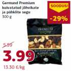 Germund Premium
kuivatatud jõhvikate
ja pähklite segu
300 g