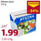 Athena juust
500 g