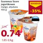 Allahindlus - Saaremaa Saare
jogurtikreem