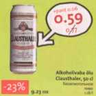 Allahindlus - Alkoholivaba õlu Clausthaler