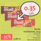 Allahindlus - Nestle müslibatoon