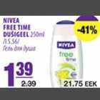 Allahindlus - Nivea Free Time dušigeel