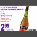 Prantsusmaa siider Ecusson Normandide Brut 