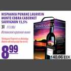 Hispaania punane lauavein Monte Cobra Cabernet Sauvignon