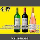 Prantsusmaa KGT vein B&G Sauvignon Blanc, 11,5%, 0,75 l; Prantsusmaa KGT vein B&G Cabernet Sauvignon, 12,5%, 0,75 l; Prantsusmaa KPN vein B&G Rose D`Anjou Passeport, 10,5%, 0,75 l