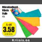 Mikrokiudlapid Vileda Style 4 tk