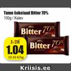 Темный шоколад Bitter 70%