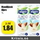 Магазин:Grossi,Скидка:Миндальный напиток Alpro 1 л