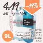 Allahindlus - Mineraalvesi Värska Originaal karboniseeritud, 6 x 1,5 l