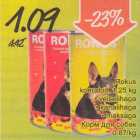 Allahindlus - Rokus koeratoit, 1,25kg .veiselihaga .kanalihaga .maksaga