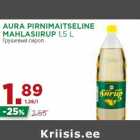 AURA PIRNIMAITSELINE
MAHLASIIRUP