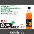 Allahindlus - AURA ACTIVE
APELSINI-ANANASSIPORGANDI
MAHLAJOOK