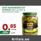 Allahindlus - KOK MARINEERITUD
KURGID
