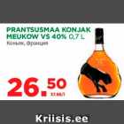 Allahindlus - PRANTSUSMAA KONJAK MEUKOW VS 40% 0,7 L