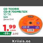 Магазин:Maksimarket, Konsum,Скидка:Диски CD-R