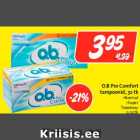 Allahindlus - O.B Pro Comfort
tampoonid, 32 tk