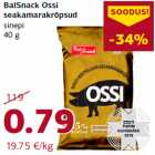 BalSnack Ossi
seakamarakrõpsud
