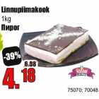 Allahindlus - Linnupiimakook
1kg