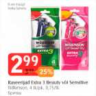 Raseerijad Extra 3 Beauty või Sensitive