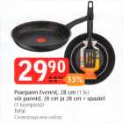 Praepann Everest, 28 cm, (1 tk) või pannid, 24 cm ja 28 cm + spaatel