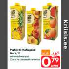 Mahl või mahlajook
Aura, 1 l

