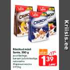 Allahindlus - Röstitud müsli
Sante, 350 g

