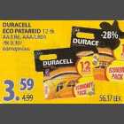 Allahindlus - Duracell Eco patareid