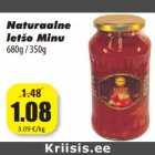 Naturaalne
letšo Minu
680g / 350g