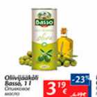 Oliivijääkõli Basso, 1 l