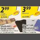 Spordisokid,4pr/pk,erinevad
Meeste T-särk,erinevad värvid