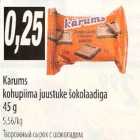 Karums kohupiima juustuke šokolaadiga