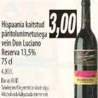 Allahindlus - Hispaania vein Don Luciano Reserva