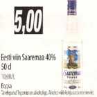 Alkohol - Eesti viin Saaremaa