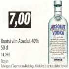 Allahindlus - Rootsi viin Absolut