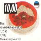 Pere vaarika-kohupiimatort