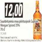 Allahindlus - Suurbritannia muu piiritusjook Captain Morgan Spiced