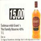 Allahindlus - Šotimaa viski Grant`s The Family Reserve